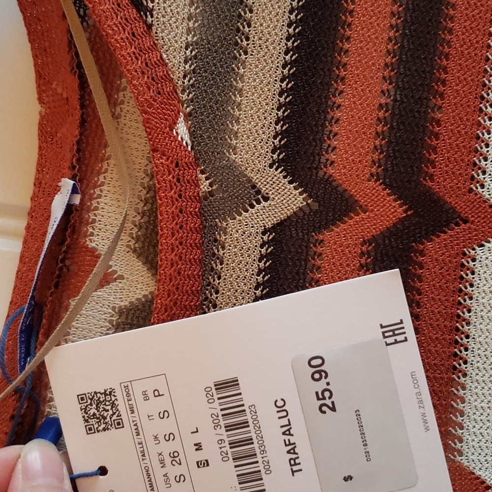 Zara  Multicolor Top - Picture 5 of 7